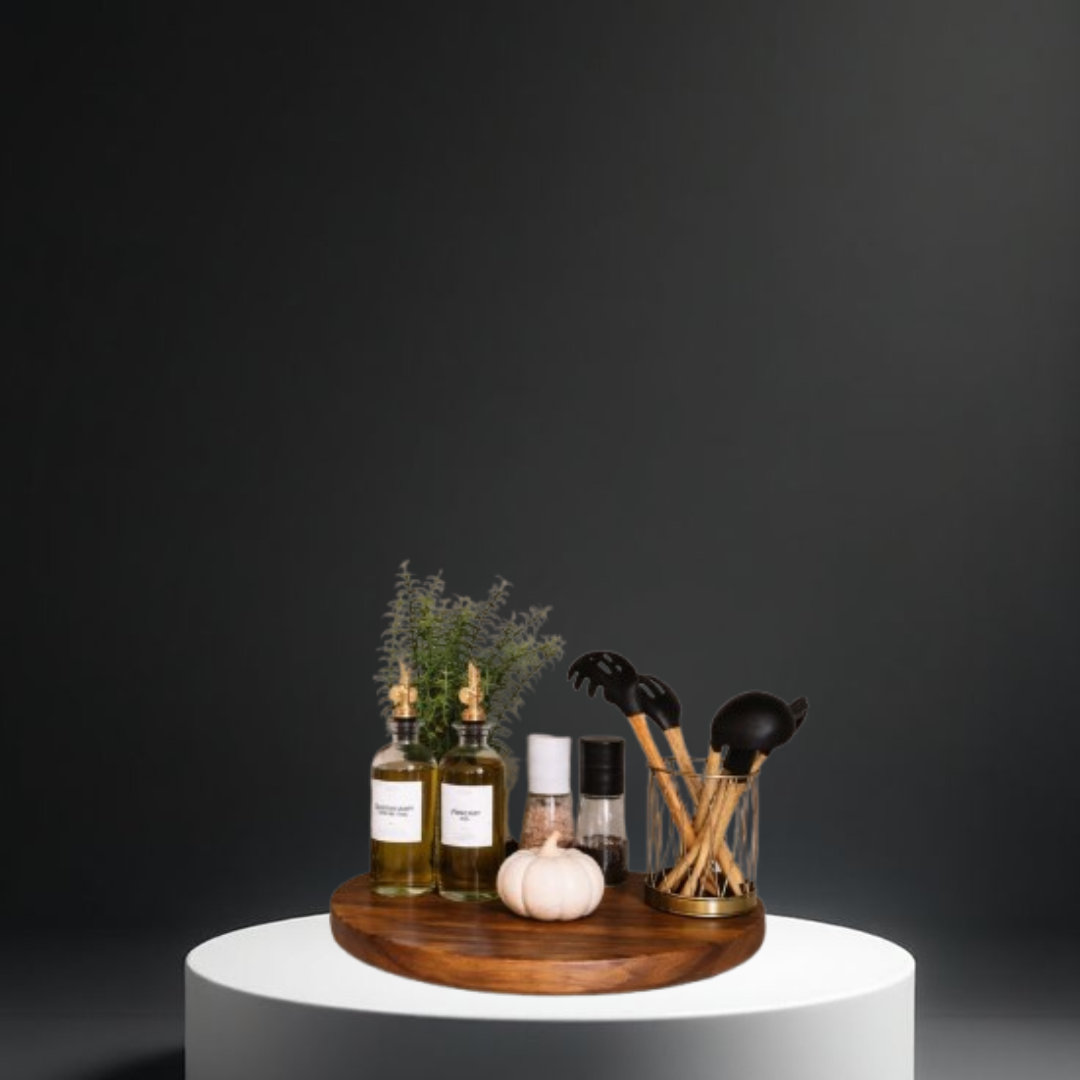 Wooden organizer tray